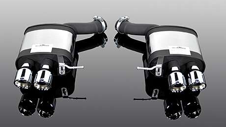 Mufflers with nozzles V2 AC Schnitzer for BMW F10 F11 M-Sport (original, Germany)