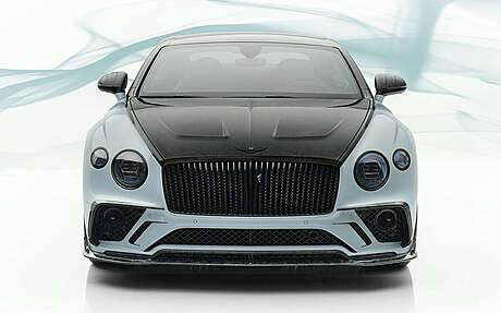 Front bumper with carbon elements and LED-optics Mansory 3S3 802 082 for Bentley Continental GT III (original, Germany)