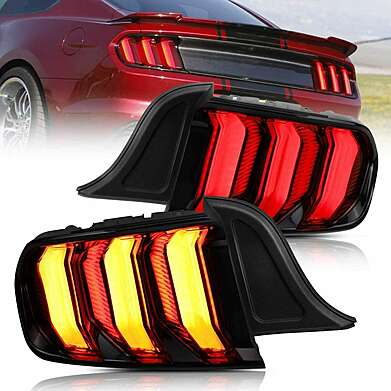 Tail Lights Led Yellow Corner Lights Ford Mustang 2015-2019