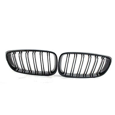 Front Bumper Central Grill Glossy Black M Performance BMW 3 Series GT F34 2014-2017 