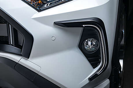 Front bumper pads with LED-optics MzSpeed for Toyota RAV4 (XA50) (original, Japan)