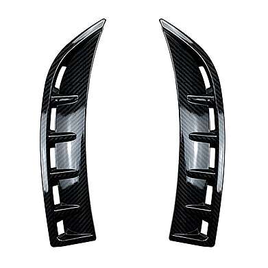 Inserts in the side air intakes of the Carbon Look front bumper for Mercedes CLA Class W118 2019-2023 (AMG package)
