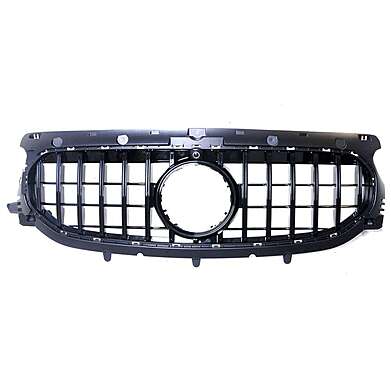 Front Grill Black GT Style Mercedes-Benz GLA H247 2020-2023