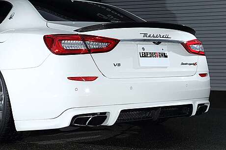 Накладка на задний бампер Leap Design для Maserati Quattroporte 2013+ (оригинал, Япония)