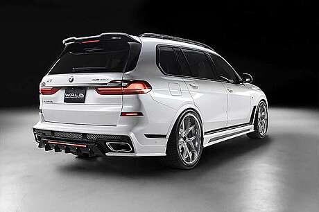 Trunk lid spoiler WALD for BMW X7 (G07) (original, Japan)