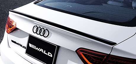 Trunk lid spoiler WALD for Audi A5 8T Sportback (since 11.2011 onwards) (original, Japan)