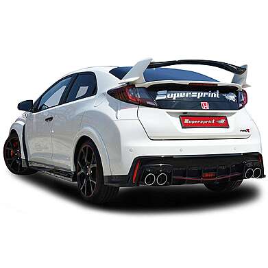 Exhaust System Supersprint HONDA CIVIC 2.0i Turbo TYPE-R (310Hp) 2015 -> (with valve)