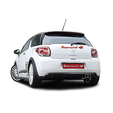 Exhaust System Supersprint CITROËN DS3 RACING THP 1.6i 16v (207 Hp) 2011 -> 2015