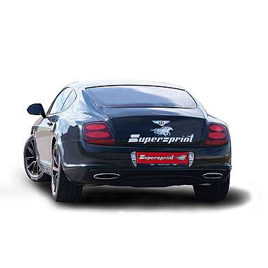 Exhaust System Supersprint BENTLEY CONTINENTAL SUPERSPORTS 6.0i W12 Bi-Turbo (630 Hp) '09 -> '17 (with valve)