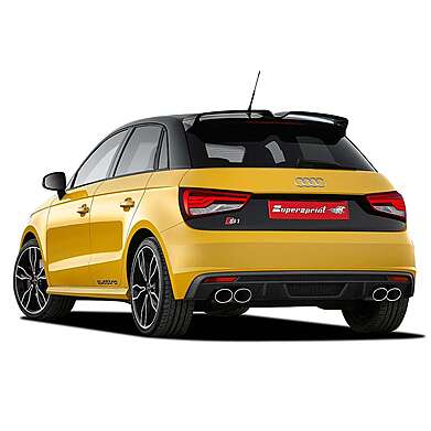Exhaust System Supersprint AUDI S1 Quattro 3 Doors / Sportback 2.0 TFSI (231 Hp) '2014 -> (Twin Pipe) (with valve)