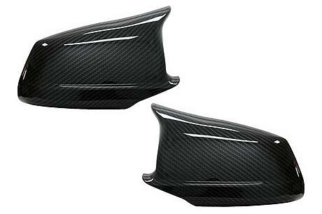 Mirror Covers suitable for BMW 5 Series F10 F11 F18 Non LCI (07.2010-2013) Carbon Look M Design