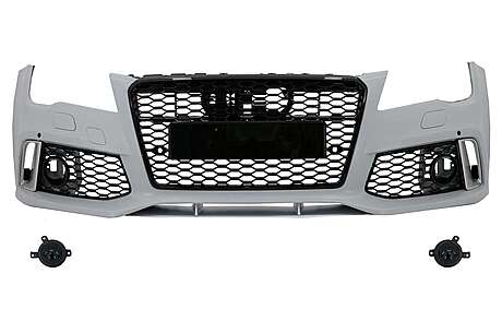 Front Bumper with Grille RS7 Design FBAUA74GRSWOG for Audi A7 4G Pre-Facelift 2010-2014