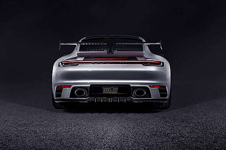 Rear bumper diffuser Techart 092.100.500.009-T for Porsche 911 992 (original, Germany)