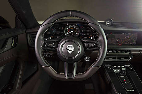 Steering wheel Techart 092.430.376.ССС for Porsche 911 992 (original, Germany)