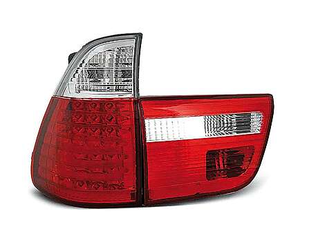 Tail Lights LED Red Clear BMW X5 E53 2000-2003