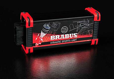 Suspension lowering block (for Airmatic) (lowering by 15 mm) Brabus 213-108-063-177-00-B for Mercedes E63 W213 restyling (original, Germany)
