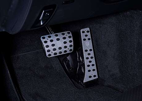 Brabus pedal pads 172-816-00-B for Mercedes E63 W213 restyling (original, Germany)
