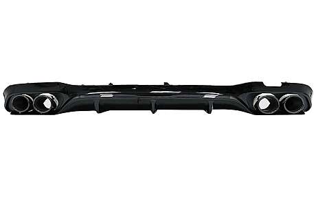 Rear Diffuser with Exhaust Tips suitable for Mercedes E-Class W213 (2016-2019) E53 Design Night Package