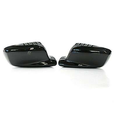 Mirror Cover Glossy Black Style BMW 7-Series E65 2001-2008