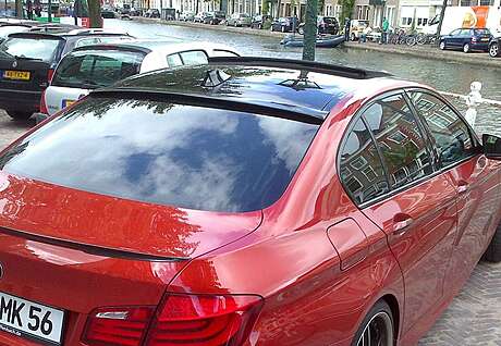 Rear Window Spoiler / sunblind for BMW 5 F10 2010-2016 v1