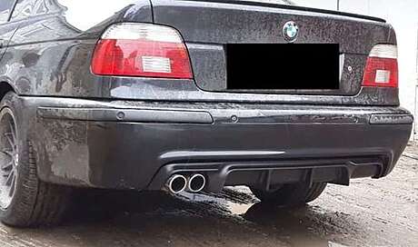 Rear Bumper CSL Diffuser with ribs for BMW 5 E39 1995-2004 ABS