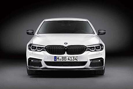 Front bumper pads (carbon) M Performance 51192414137-MP for BMW G30 G31 (original, Germany)я)