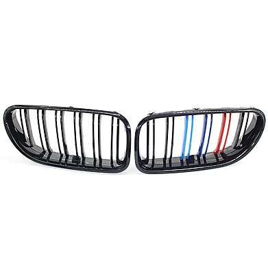 M-Color Gloss Black Grille M6 STYLE 2 Slat Grill BMW F06 F12 F13 2012-2017 