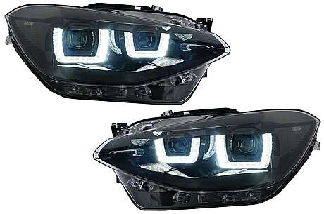 Osram LEDriving Full LED Headlights suitable for BMW 1 Series F20 F21 (06.2011-03.2015) Black