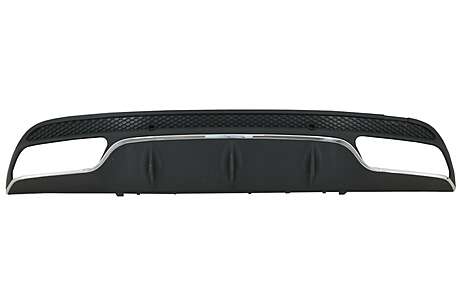 Rear Bumper Diffuser suitable for Mercedes C-Class W205 S205 (2014-2020) C63 Design Only for Sport Package