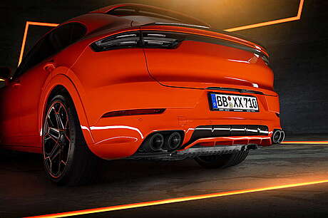 Rear Bumper Diffuser (for Sport Design Package) Techart 09Y.100.510.009-T Porsche Cayenne E3 (Original, Germany)