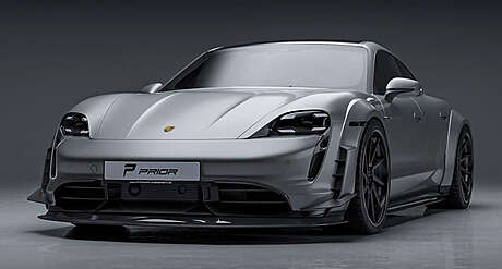 Front bumper spoiler Prior Design PDT1 4260609897692 for Porsche Taycan (original, Germany)