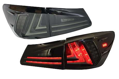 Taillights Full LED suitable for LEXUS IS XE20 (2006-2012) Light Bar Facelift New XE30 Smoke