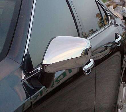 Covers for mirrors chrome IDFR LS301-04C for Lexus IS250C 2005-2008