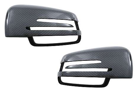 Mirror Covers suitable for Mercedes W176 W246 W204 C204 S204 W117 C117 X117 W218 C218 Facelift W212 S212 W207 A207 X156 X204 W221 Real Carbon Fiber