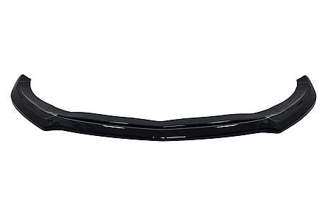 Front Bumper Lip Extension suitable for Mercedes A-Class W176 AMG Facelift (2015-2018) Piano Black