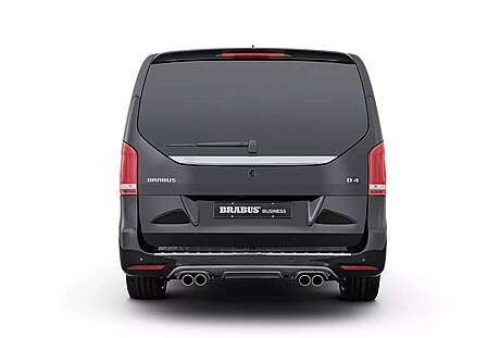 Rear bumper diffuser Brabus 447-420-00-B for Mercedes V-class W447 restyling with AMG package (original, Germany)