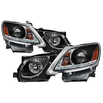 Headlights Led Black Spyder Auto 5082800 Lexus GS 2005-2012