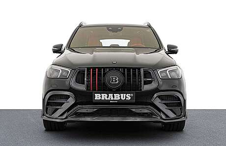 Front bumper spoiler (carbon) Brabus 167-263-99-B for Mercedes GLE63 AMG W167 (original, Germany)