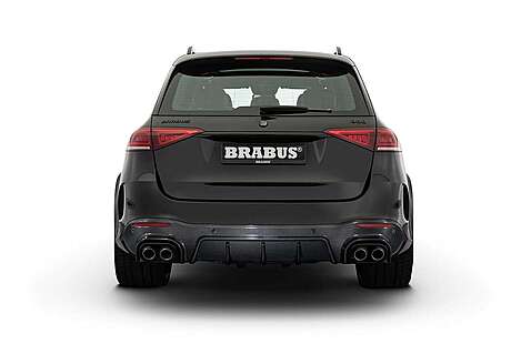 Rear bumper diffuser (carbon fiber) Brabus 167-463-99-B for Mercedes GLE63 AMG W167 (original, Germany)