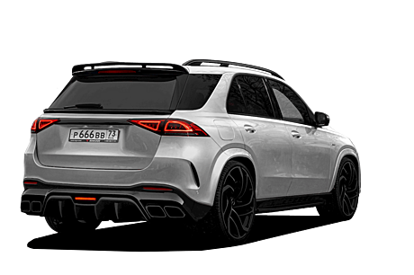 Trunk Middle Spoiler Renegade Design Mercedes-Benz GLE V167 2019-2023