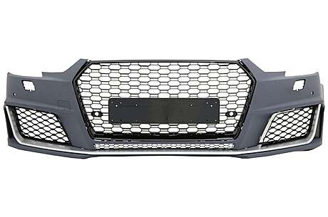 Front Bumper with Grille suitable for Audi A4 B9 8W (2016-2018) Quattro RS4 Design
