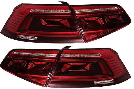 LED Taillights suitable for VW Passat B8 3G (2015-2019) Limousine Sequential Dynamic Turning Lights B8.5 Design