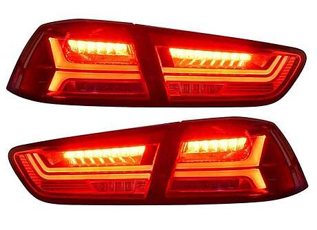 LED Taillights suitable for MITSUBISHI Lancer (2008+) EVO X (2008+) Flowing Dynamic Turning Light