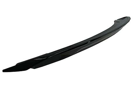 Trunk Boot Spoiler suitable for Ford Mustang Mk6 VI Sixth Generation (2015-2020) GT350 Design Piano Black