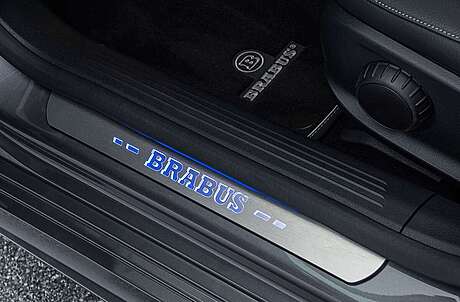 Door sills (illuminated) Brabus 177-350-00-B for Mercedes GLB X247 (original, Germany)