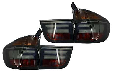 LED Taillights suitable for BMW X5 E70 (2007-2010) Light Bar LCI Facelift Look Smoke