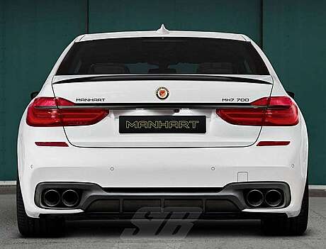 Rear Bumper Diffuser (Carbon) Manhart BMW 7er G11 G12 (Original, Germany)