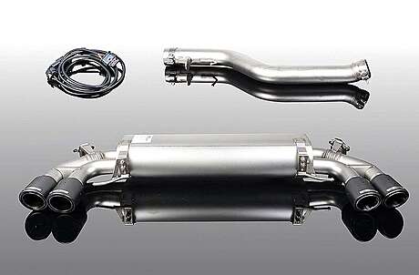 Muffler with black tips AC Schnitzer AC-18123201129 BMW G20 M-Sport (for 320i and 330i / 330i xDrive)