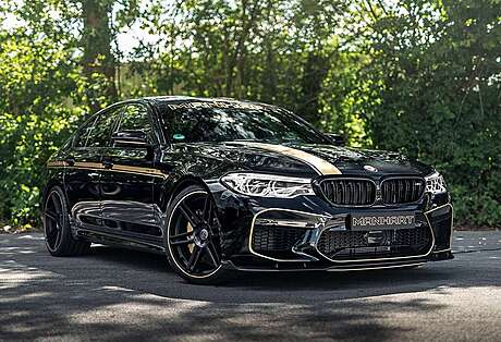 Front bumper spoiler (carbon) Manhart MH2F9011100 BMW M5 F90 (original, Germany)