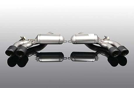 Muffler with carbon tips AC Schnitzer 1812290714-AC BMW M5 F90 (original, Germany)